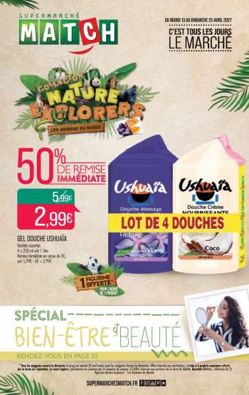 Catalogue Supermarché Match - 13.04.2021 - 25.04.2021.