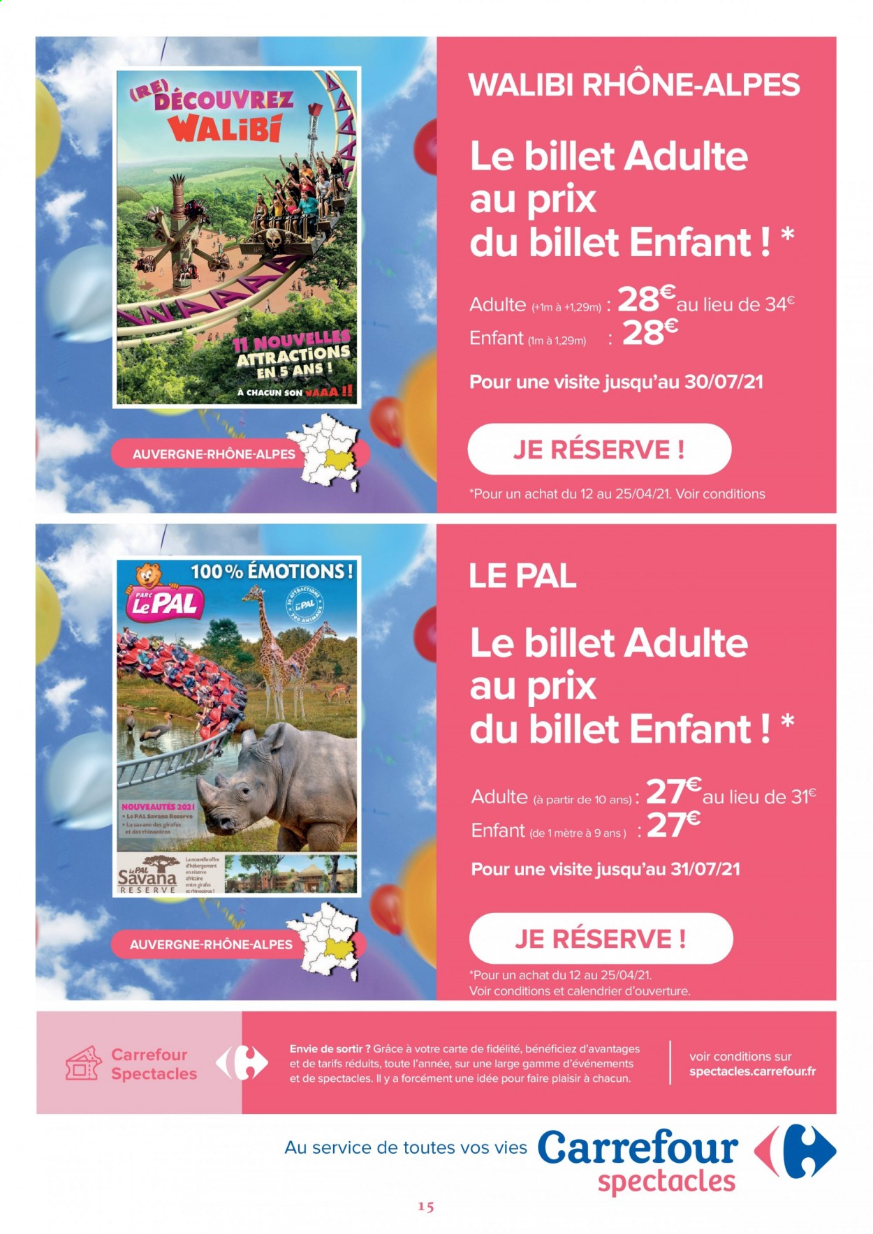 thumbnail - Catalogue Carrefour Hypermarchés - 12/04/2021 - 25/04/2021 - Produits soldés - calendrier. Page 15.