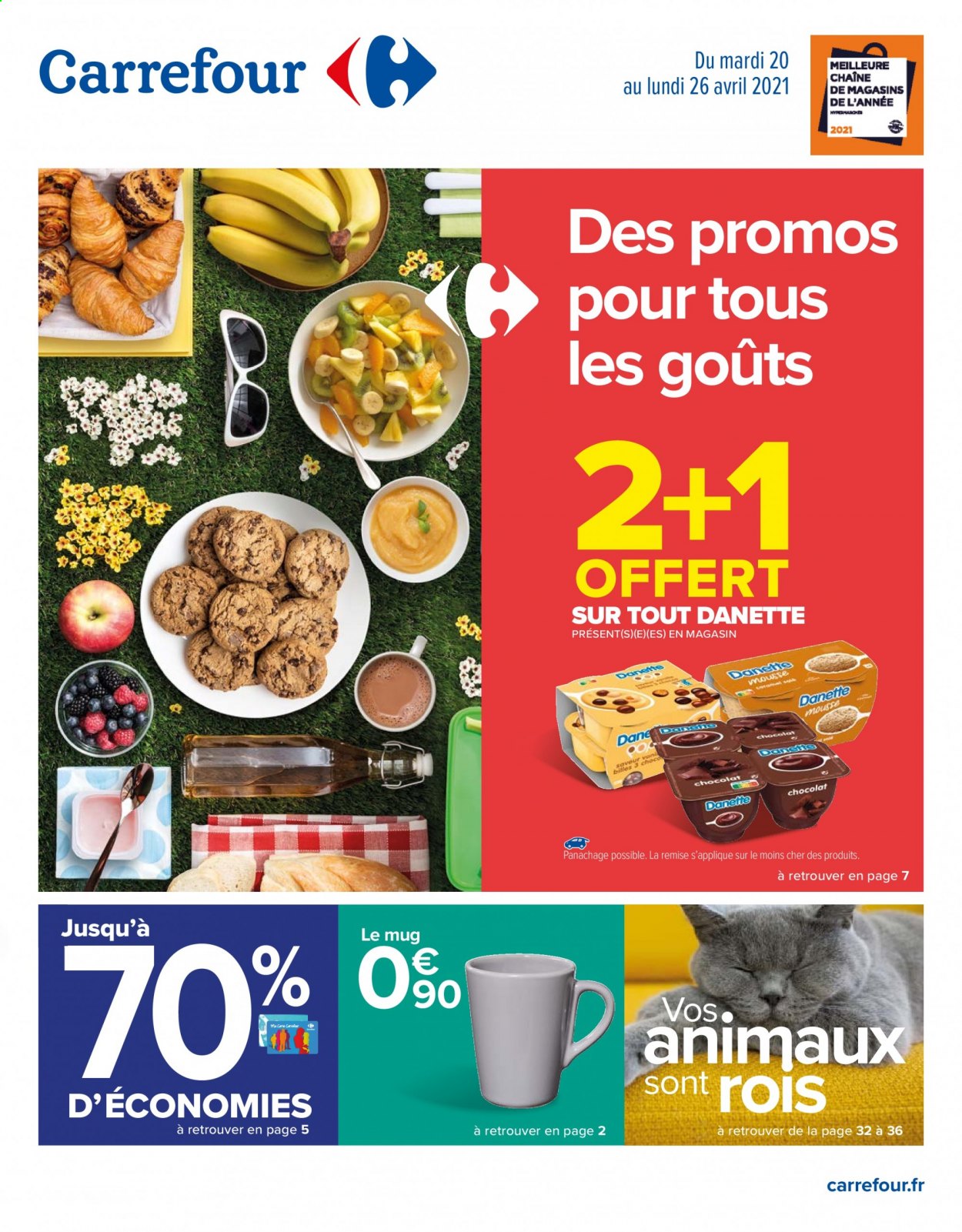 Catalogue Carrefour Hypermarchés - 20/04/2021 - 26/04/2021. Page 1