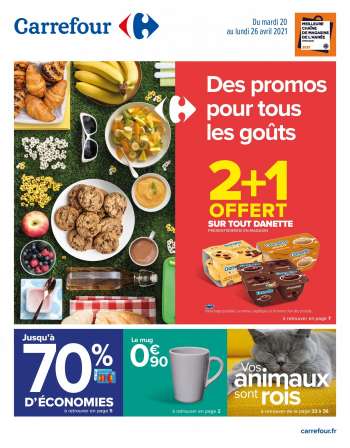 Catalogue Carrefour Hypermarchés - 20.04.2021 - 26.04.2021.