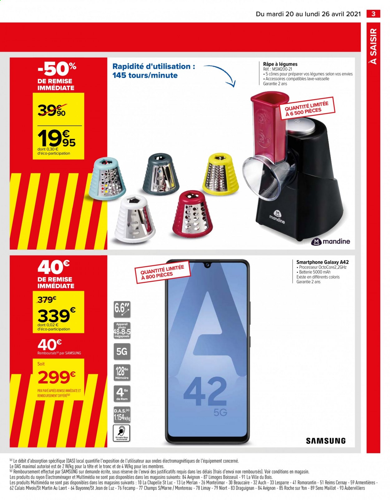 Catalogue Carrefour Hypermarchés - 20/04/2021 - 26/04/2021. Page 3