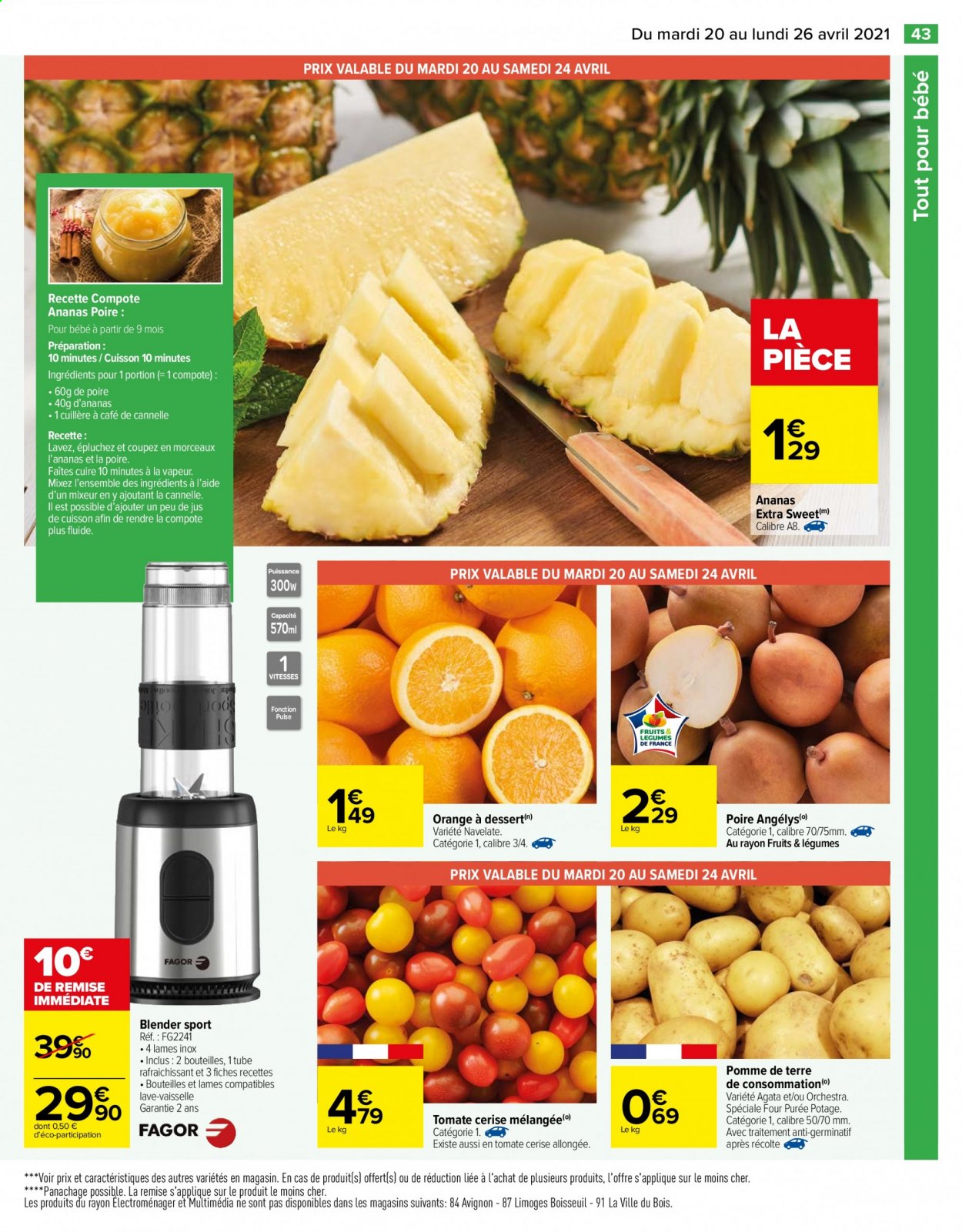 Catalogue Carrefour Hypermarchés - 20/04/2021 - 26/04/2021. Page 43