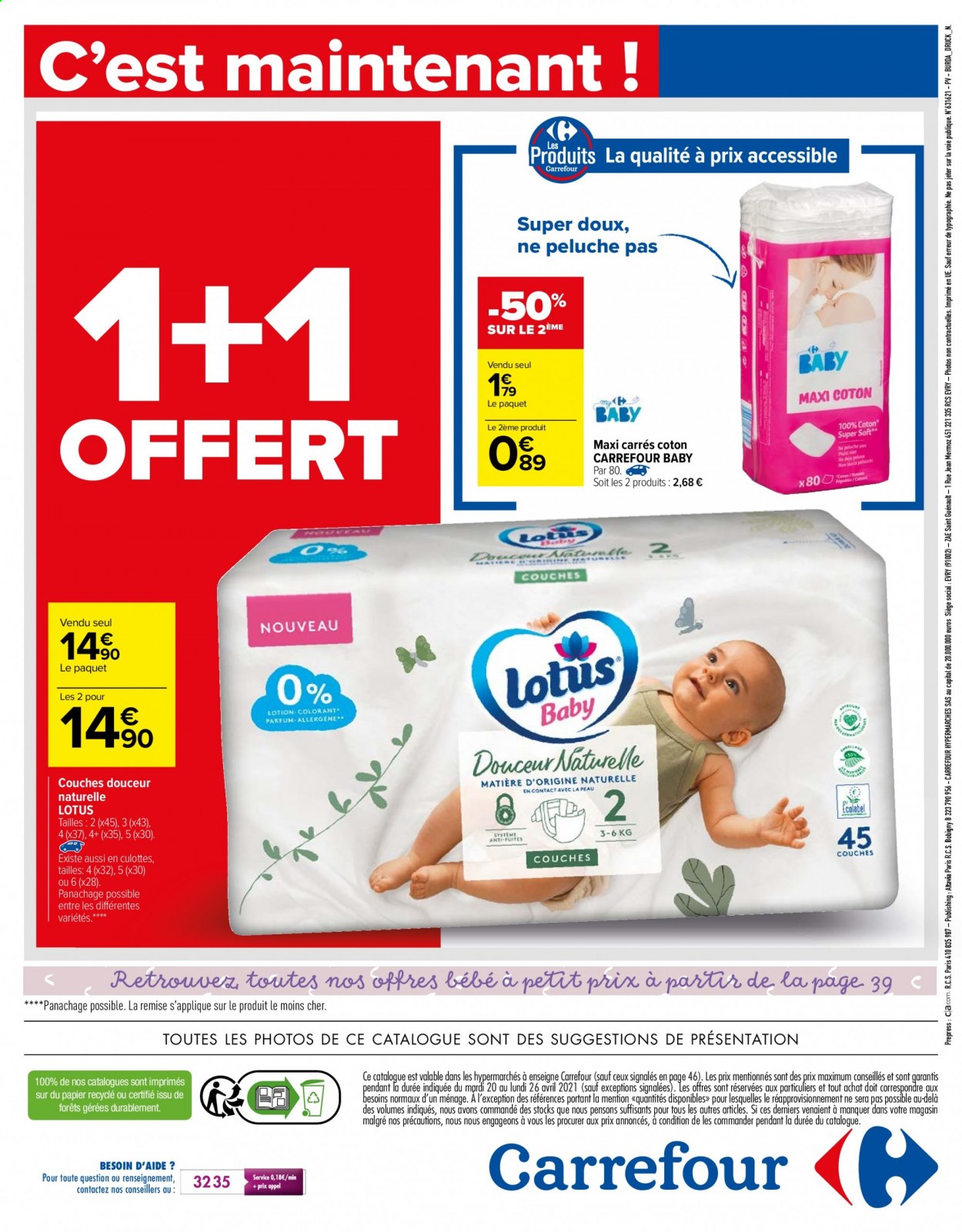 Catalogue Carrefour Hypermarchés - 20/04/2021 - 26/04/2021. Page 50