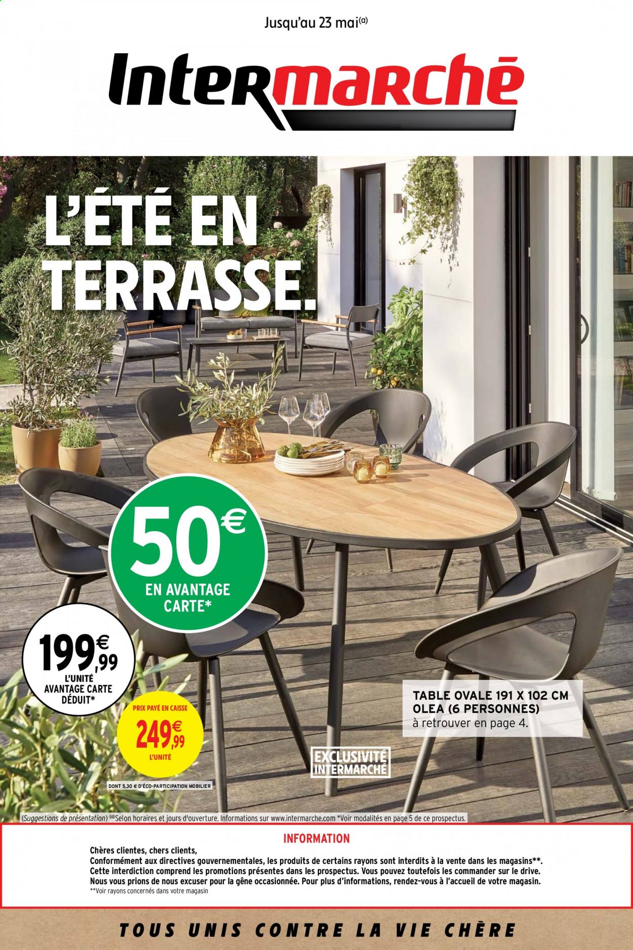 thumbnail - Catalogue Intermarché - 20/04/2021 - 23/05/2021 - Produits soldés - table. Page 1.