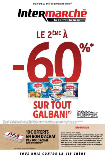 Catalogue Intermarché Express - 20.04.2021 - 02.05.2021.