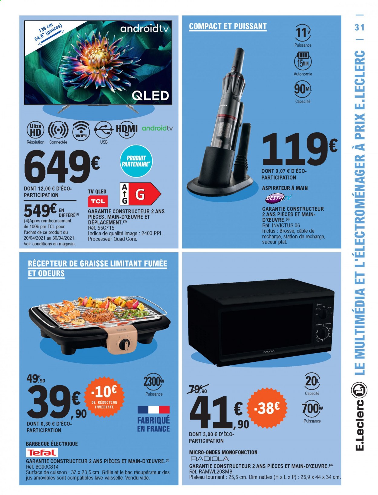 Catalogue E.Leclerc - 20/04/2021 - 30/04/2021. Page 31