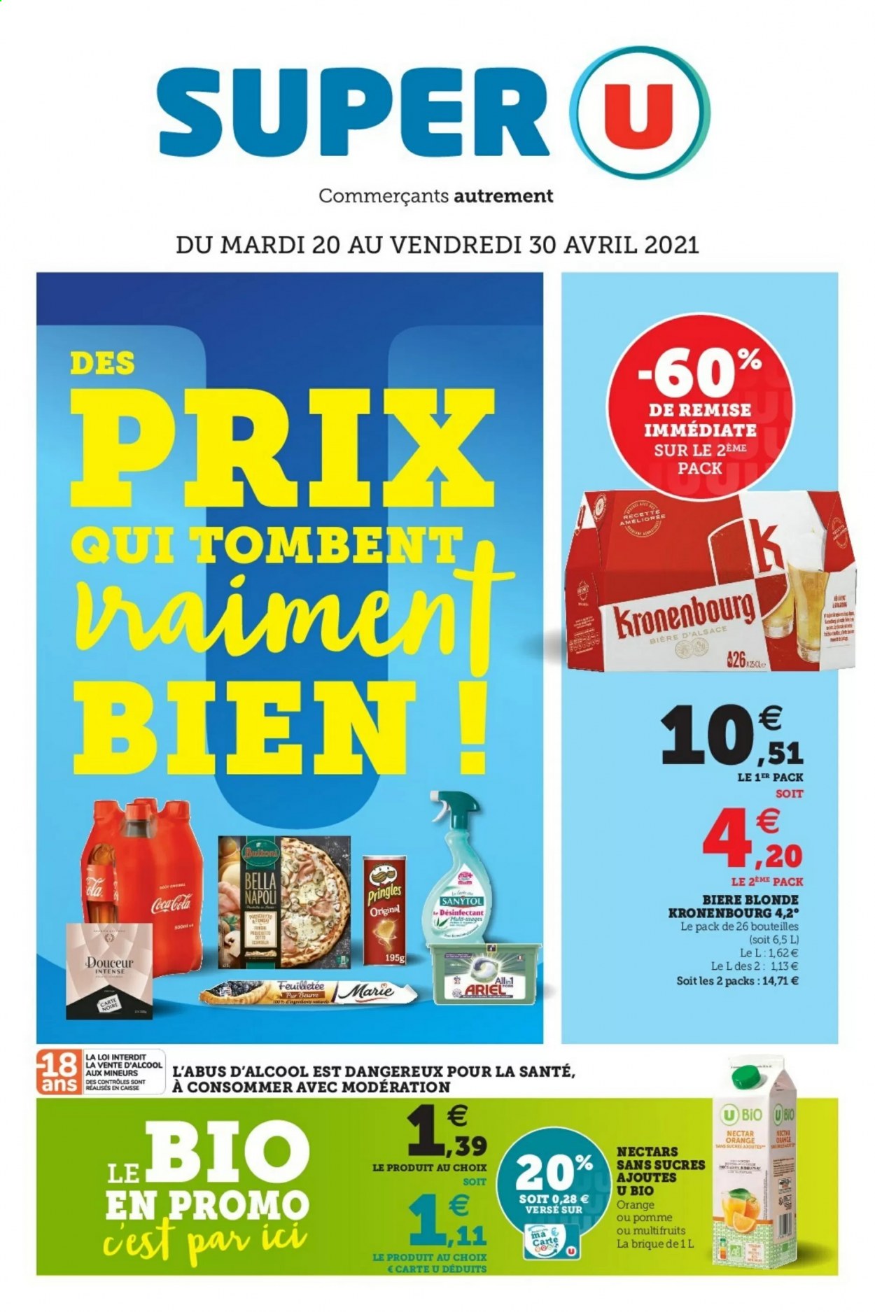 Catalogue SUPER U - 20/04/2021 - 30/04/2021. Page 1