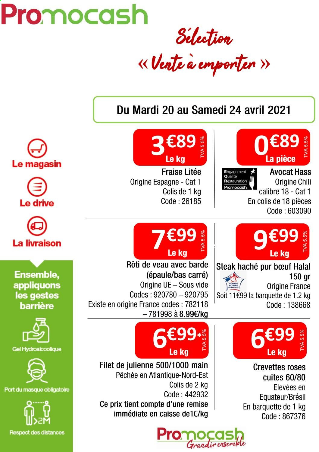 Catalogue Promocash - 20/04/2021 - 24/04/2021. Page 1