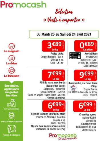 Catalogue Promocash - 20.04.2021 - 24.04.2021.