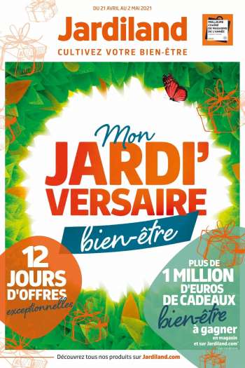 Catalogue Jardiland Du Mercredi 21 Avril 21 Page 1