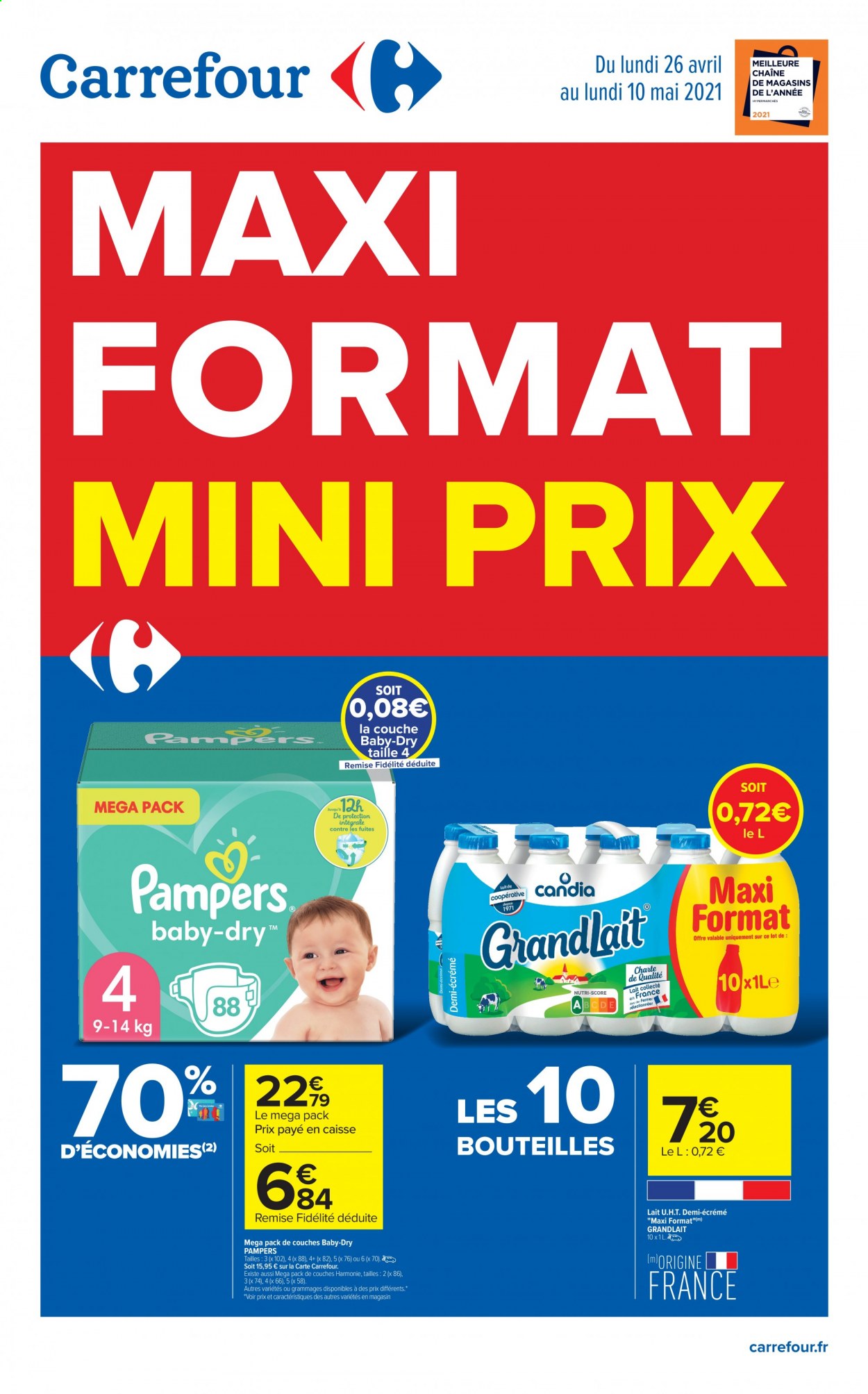 Catalogue Carrefour Hypermarchés - 26/04/2021 - 10/05/2021. Page 1