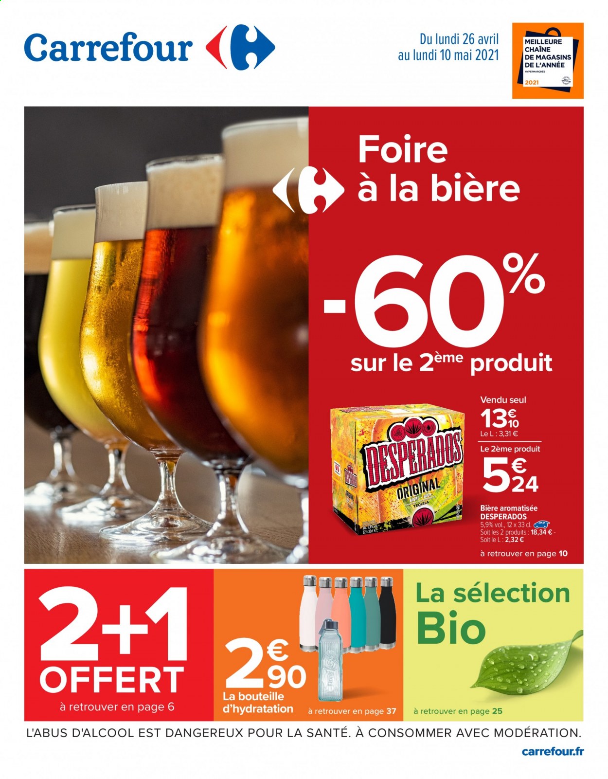Catalogue Carrefour Hypermarchés - 26/04/2021 - 10/05/2021. Page 1