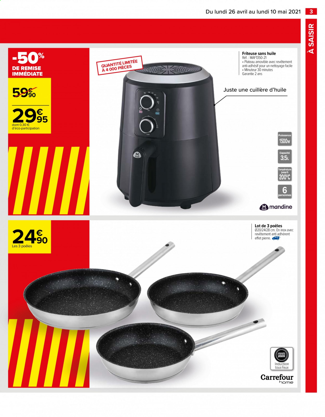 Catalogue Carrefour Hypermarchés - 26/04/2021 - 10/05/2021. Page 3