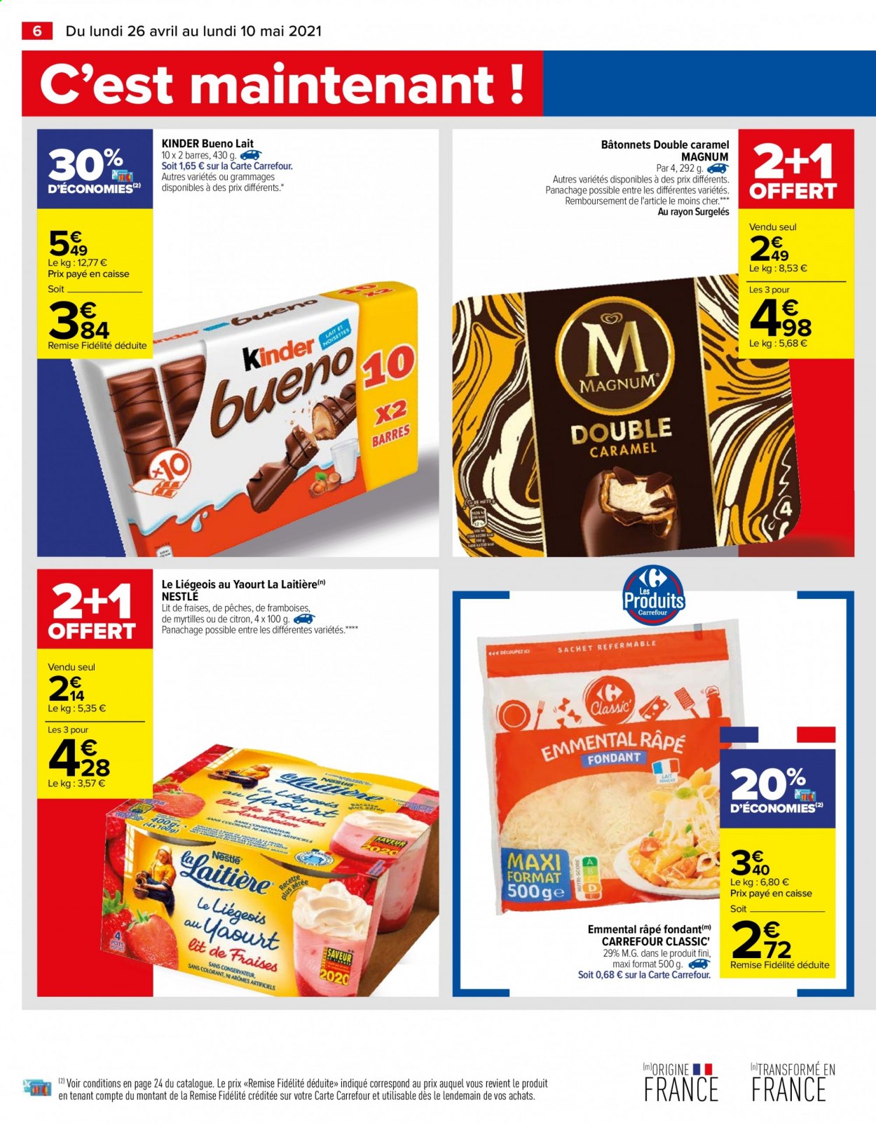 Catalogue Carrefour Hypermarchés - 26/04/2021 - 10/05/2021. Page 6