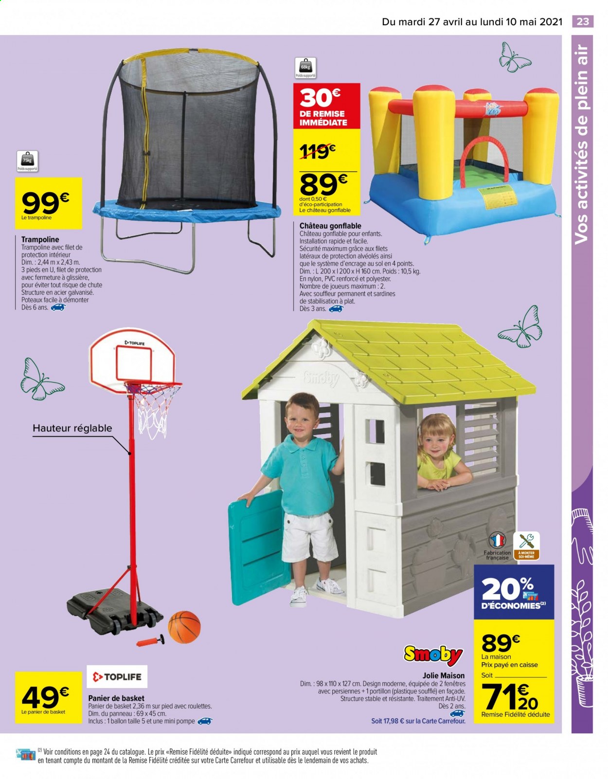 Catalogue Carrefour Hypermarchés - 27/04/2021 - 10/05/2021. Page 24