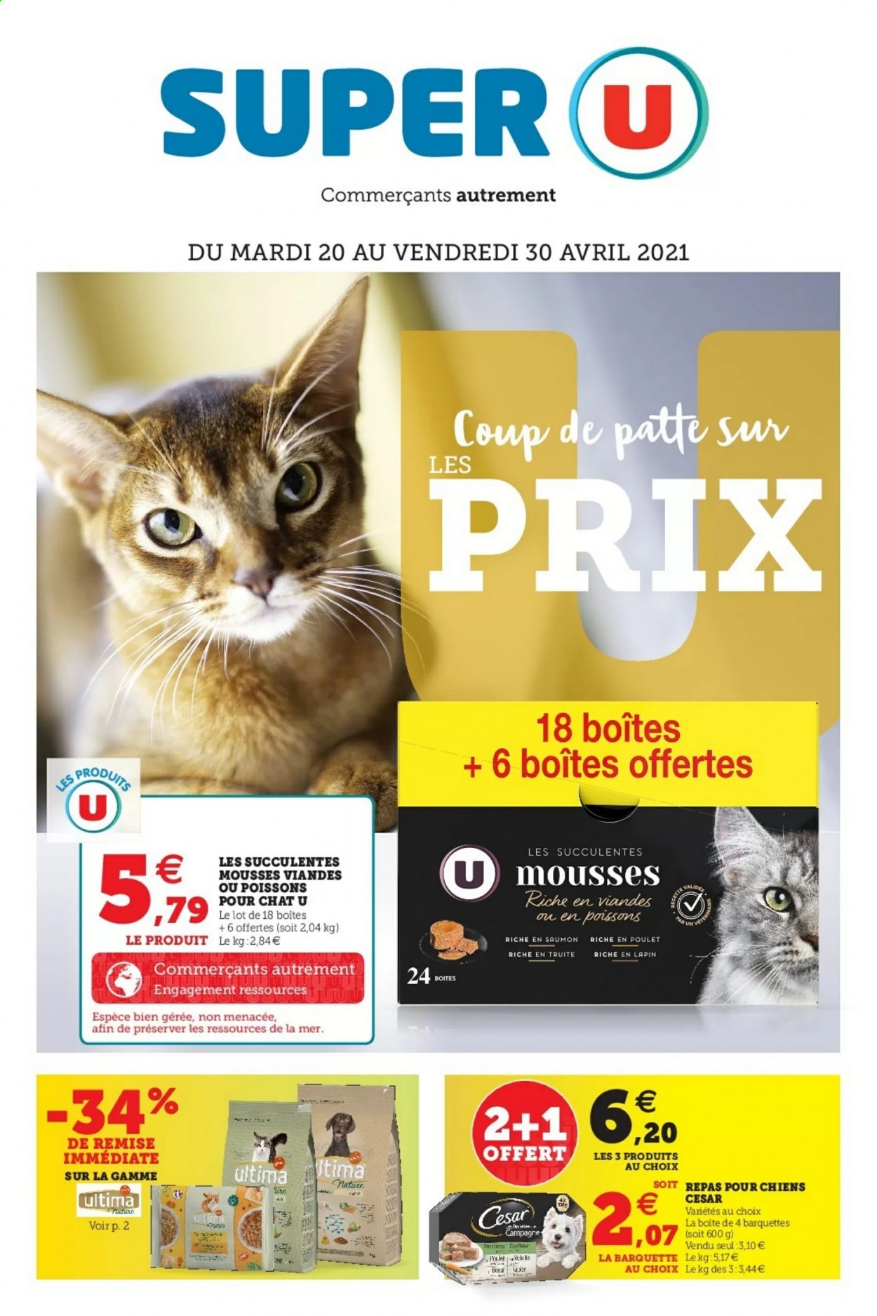 Catalogue SUPER U - 20/04/2021 - 30/04/2021. Page 1