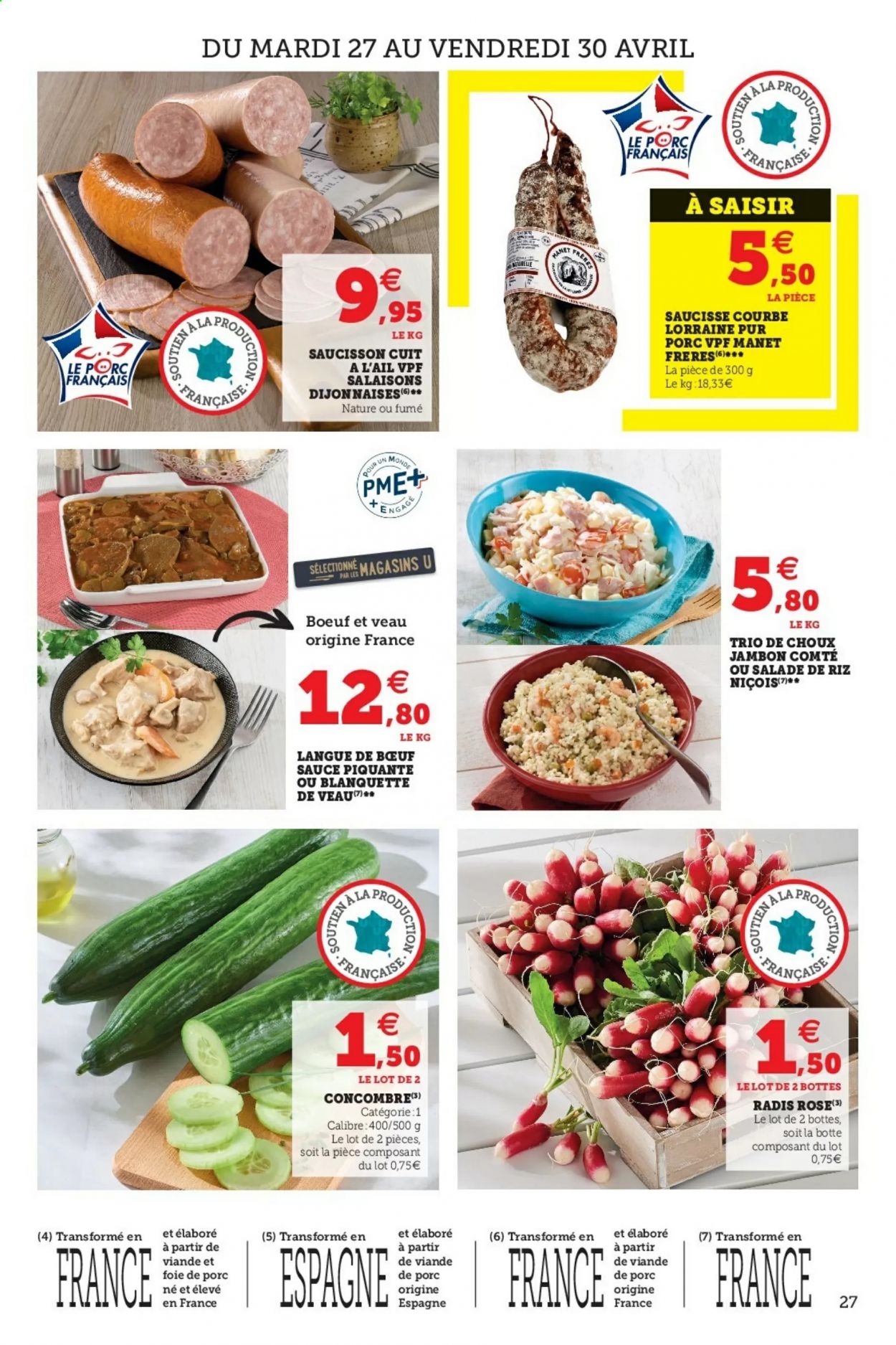 Catalogue SUPER U - 27/04/2021 - 08/05/2021. Page 27