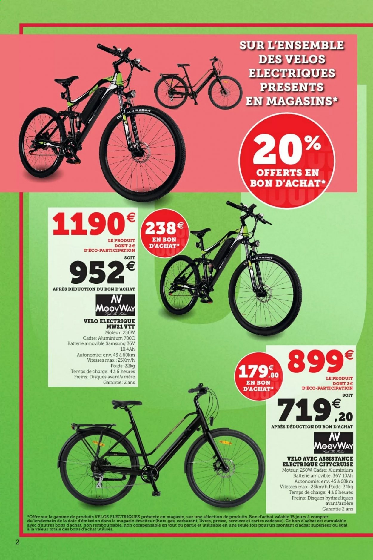 thumbnail - Catalogue HYPER U - 27/04/2021 - 08/05/2021 - Produits soldés - VTT Rockrider, vélo, Samsung, vélo électrique. Page 2.