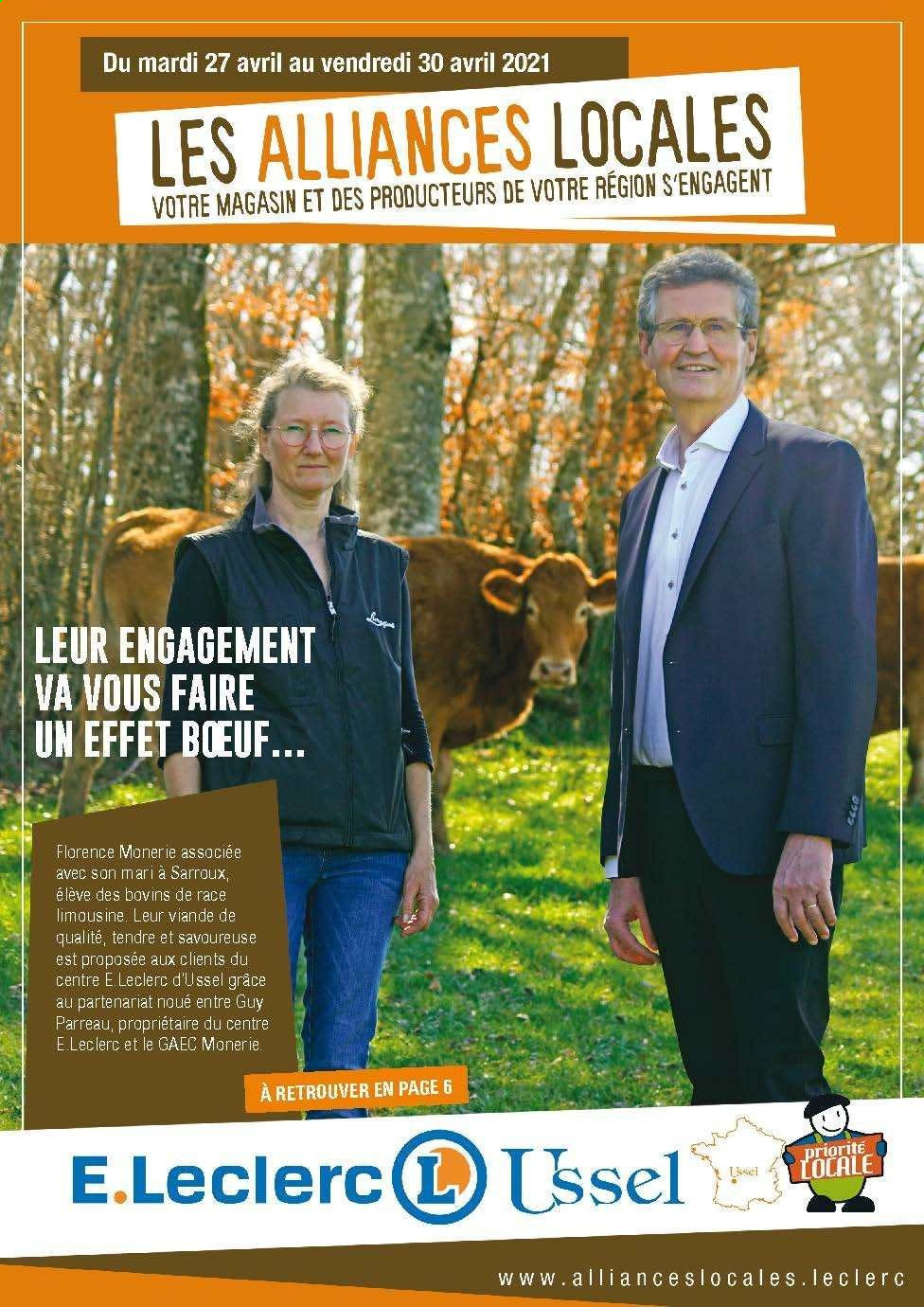 Catalogue E.Leclerc - 27/04/2021 - 30/04/2021. Page 1