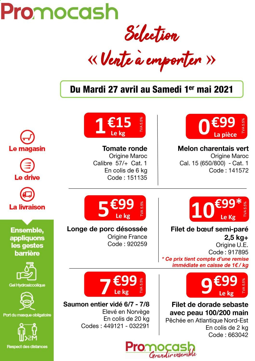 Catalogue Promocash - 27/04/2021 - 01/05/2021. Page 1