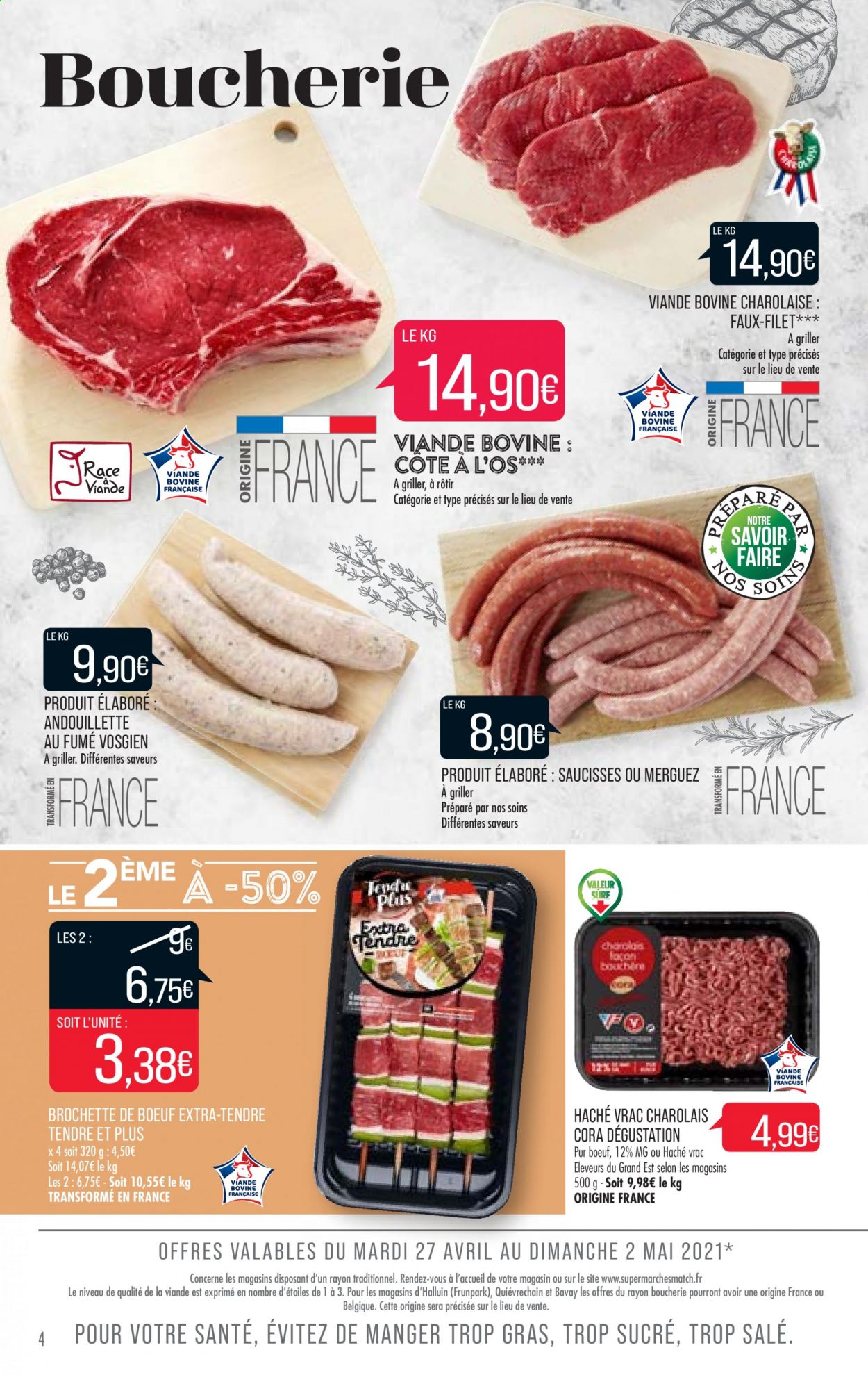 Catalogue Supermarché Match - 27/04/2021 - 09/05/2021. Page 4