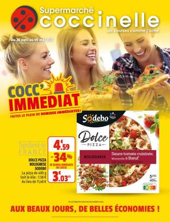 Catalogue Coccinelle Supermarché - 28.04.2021 - 09.05.2021.