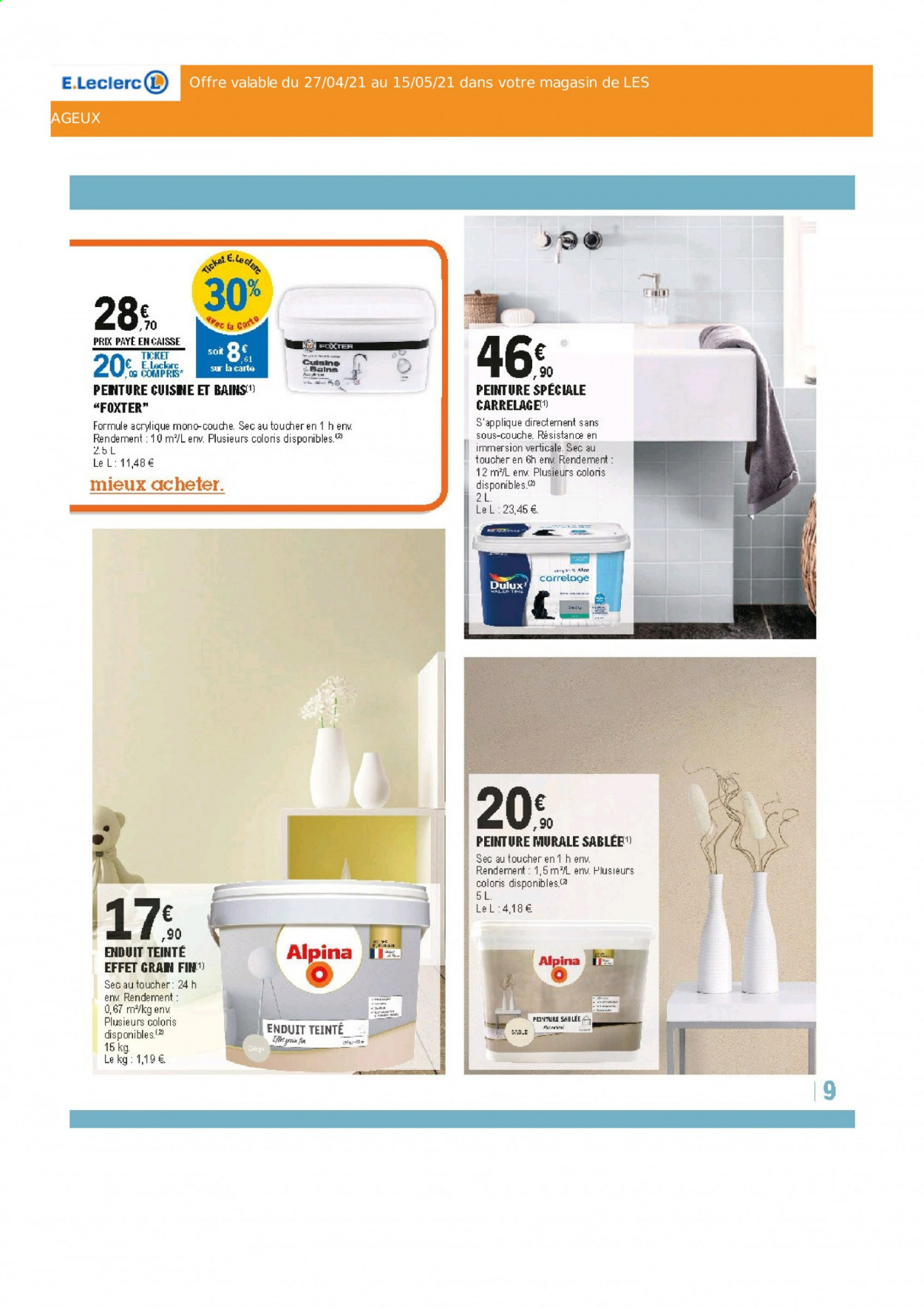 Catalogue E.Leclerc - 27/04/2021 - 15/05/2021. Page 9