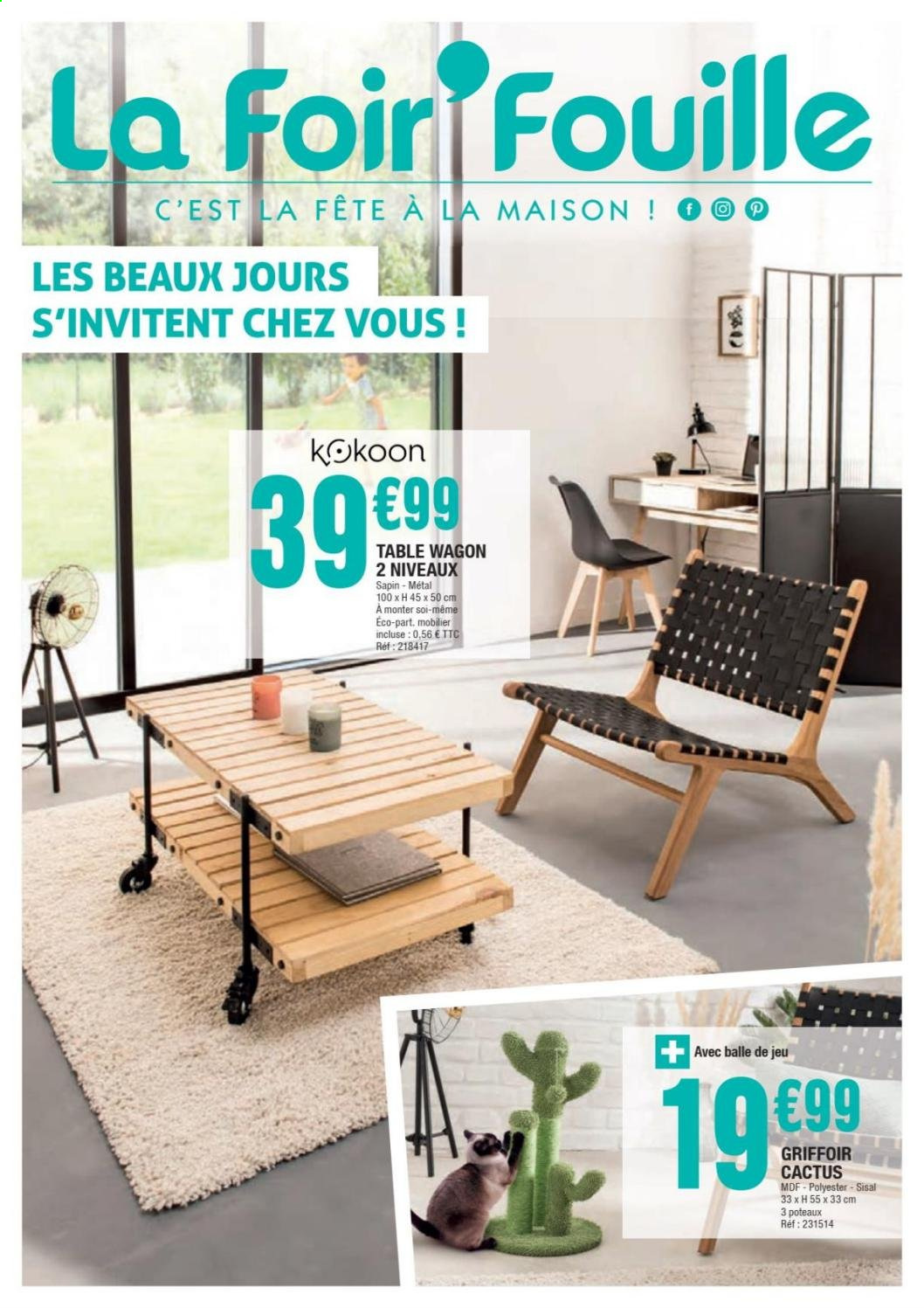 Catalogue La Foir'Fouille. Page 1