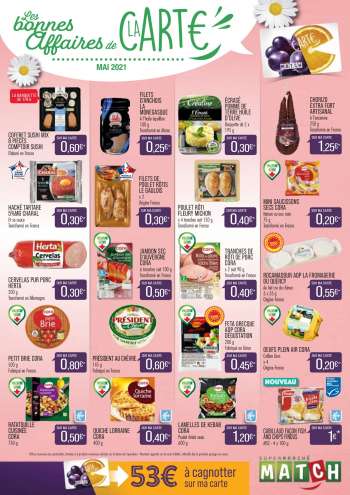 Catalogue Supermarché Match - 01.05.2021 - 31.05.2021.