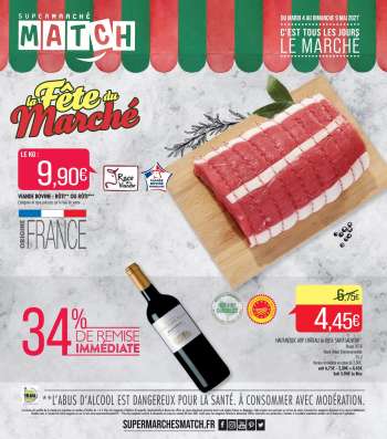 Catalogue Supermarché Match - 04.05.2021 - 09.05.2021.