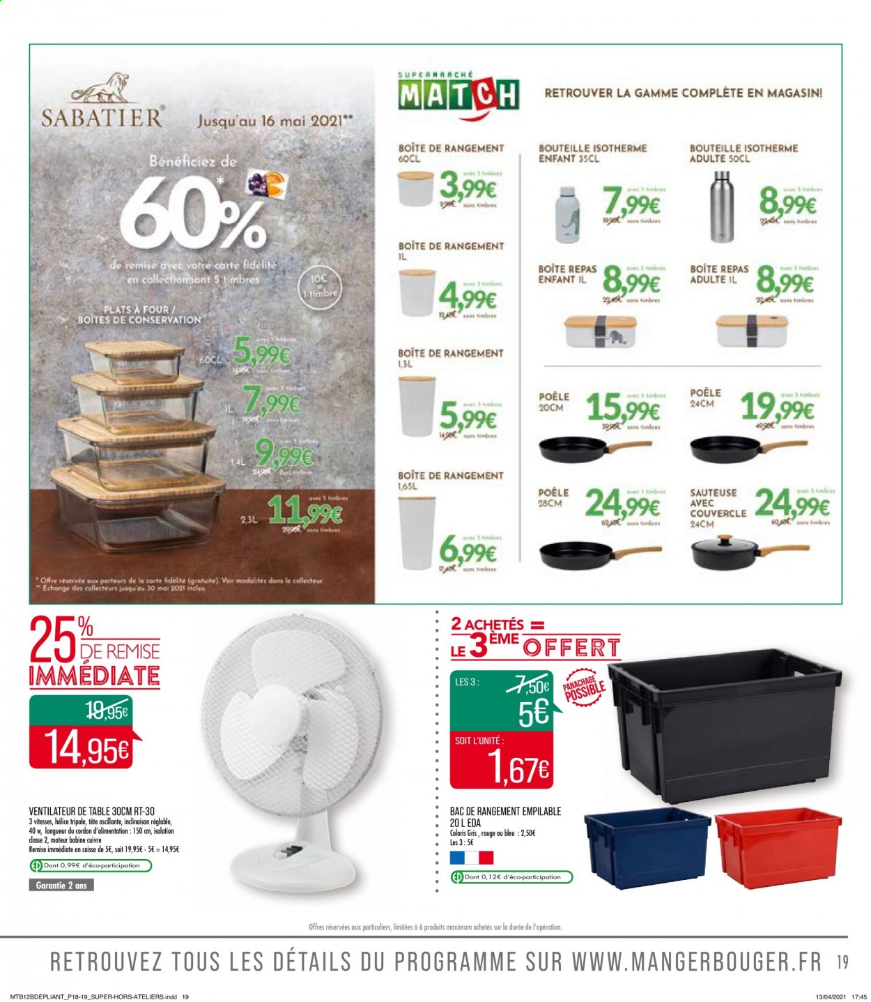 Catalogue Supermarché Match - 04/05/2021 - 09/05/2021. Page 19