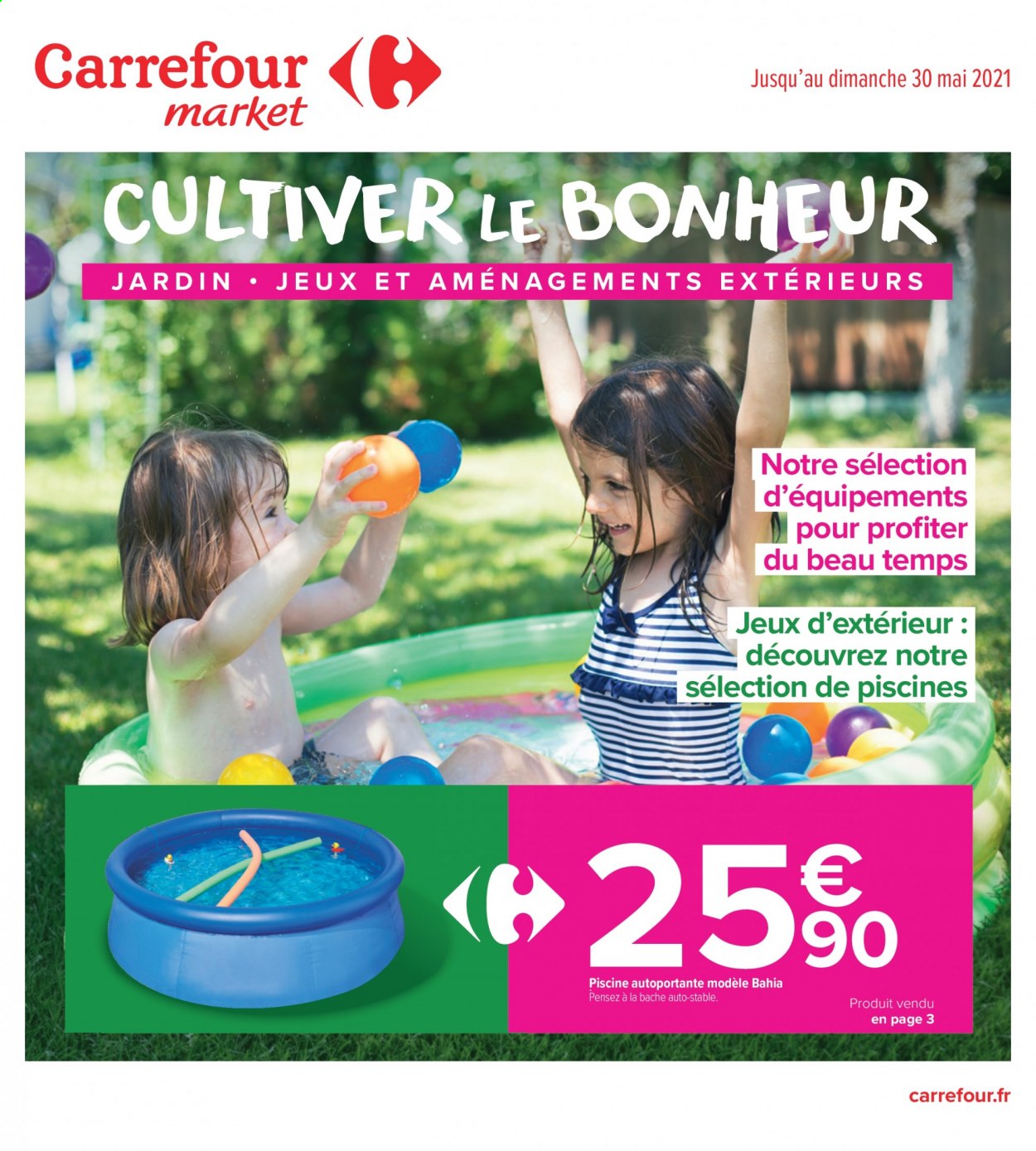 thumbnail - Catalogue Carrefour Market - 04/05/2021 - 30/05/2021 - Produits soldés - piscine. Page 1.