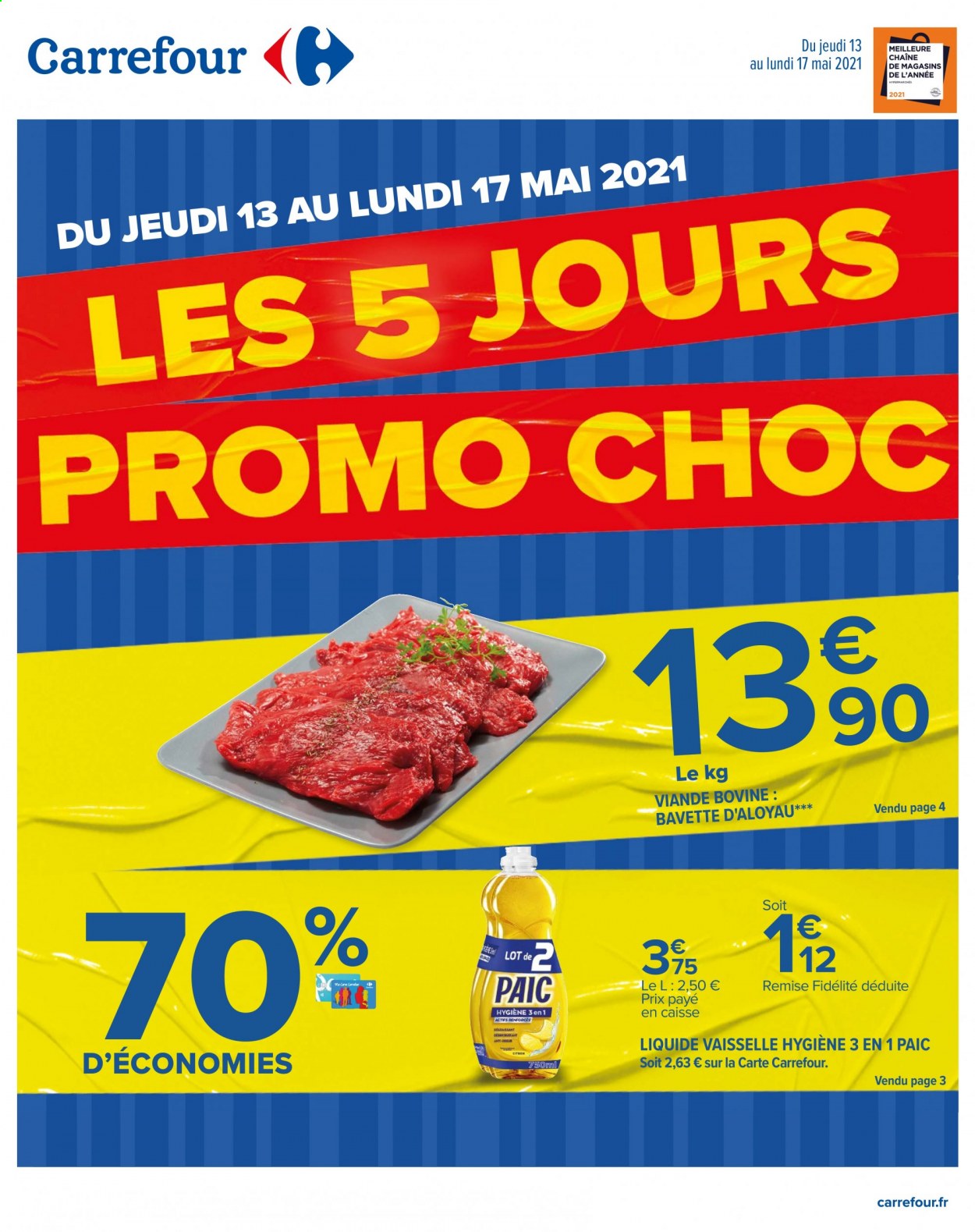 Catalogue Carrefour Hypermarchés - 13/05/2021 - 17/05/2021. Page 1