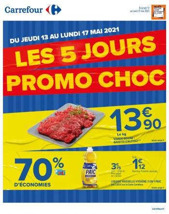 Catalogue Carrefour Hypermarchés - 13.05.2021 - 17.05.2021.