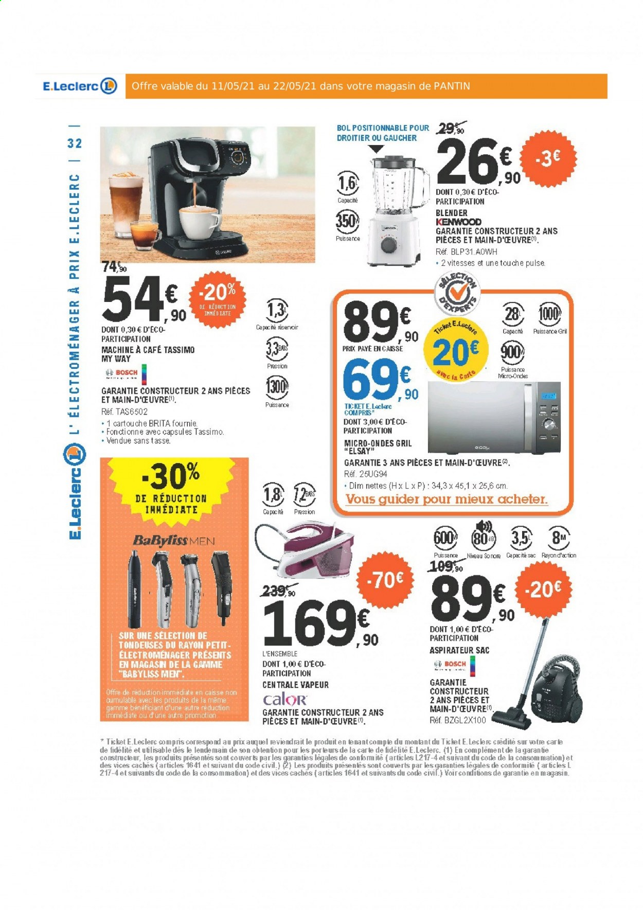 Catalogue E.Leclerc - 11/05/2021 - 22/05/2021. Page 32