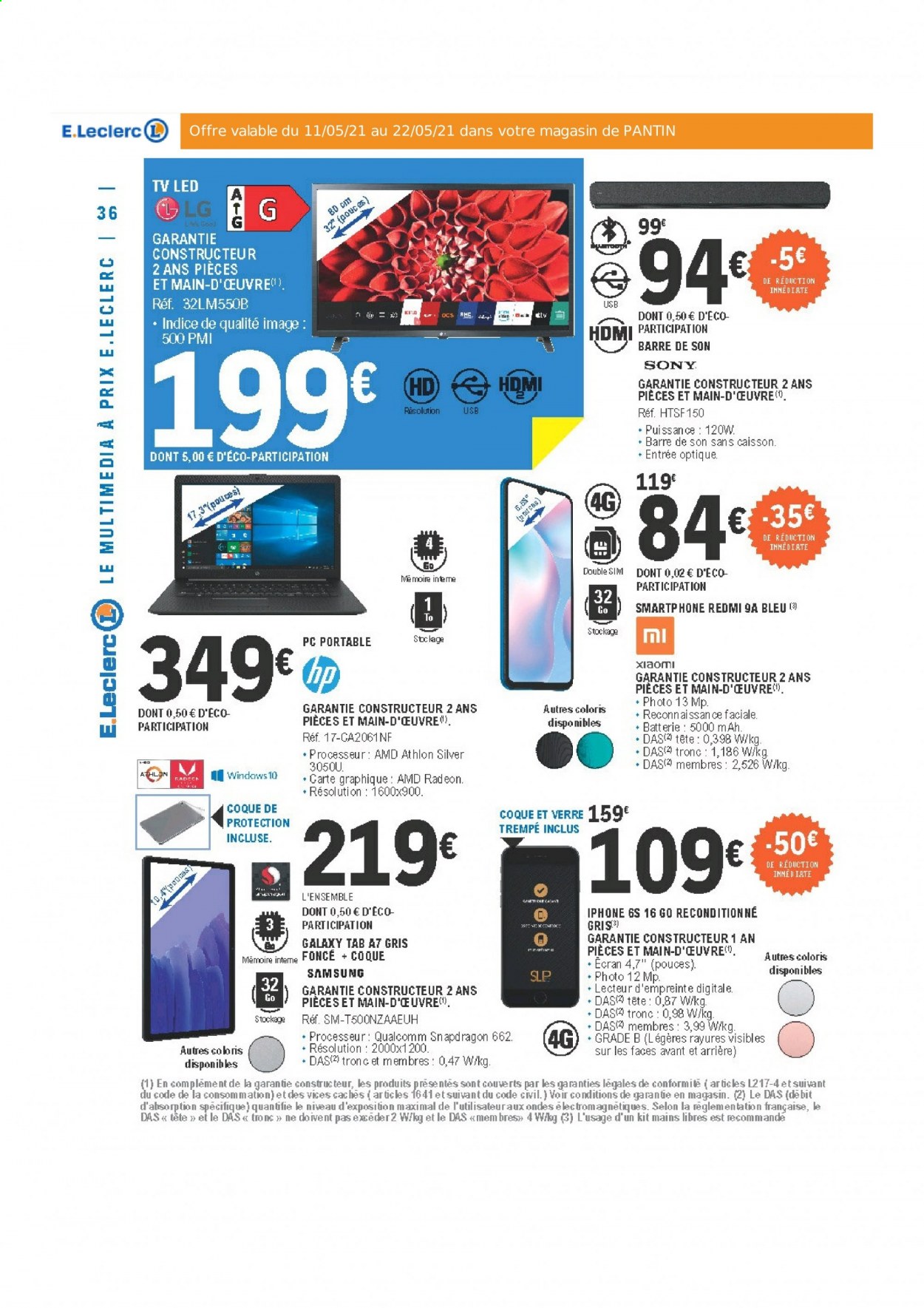 Catalogue E.Leclerc - 11/05/2021 - 22/05/2021. Page 36