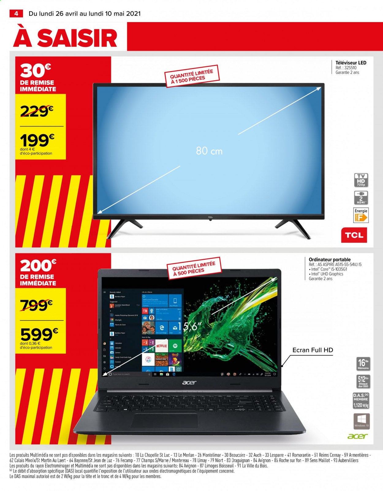 Catalogue Carrefour Hypermarchés - 26/04/2021 - 10/05/2021. Page 4
