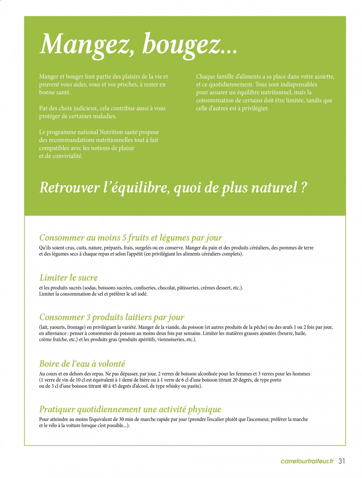 Catalogue Carrefour Market. Page 31