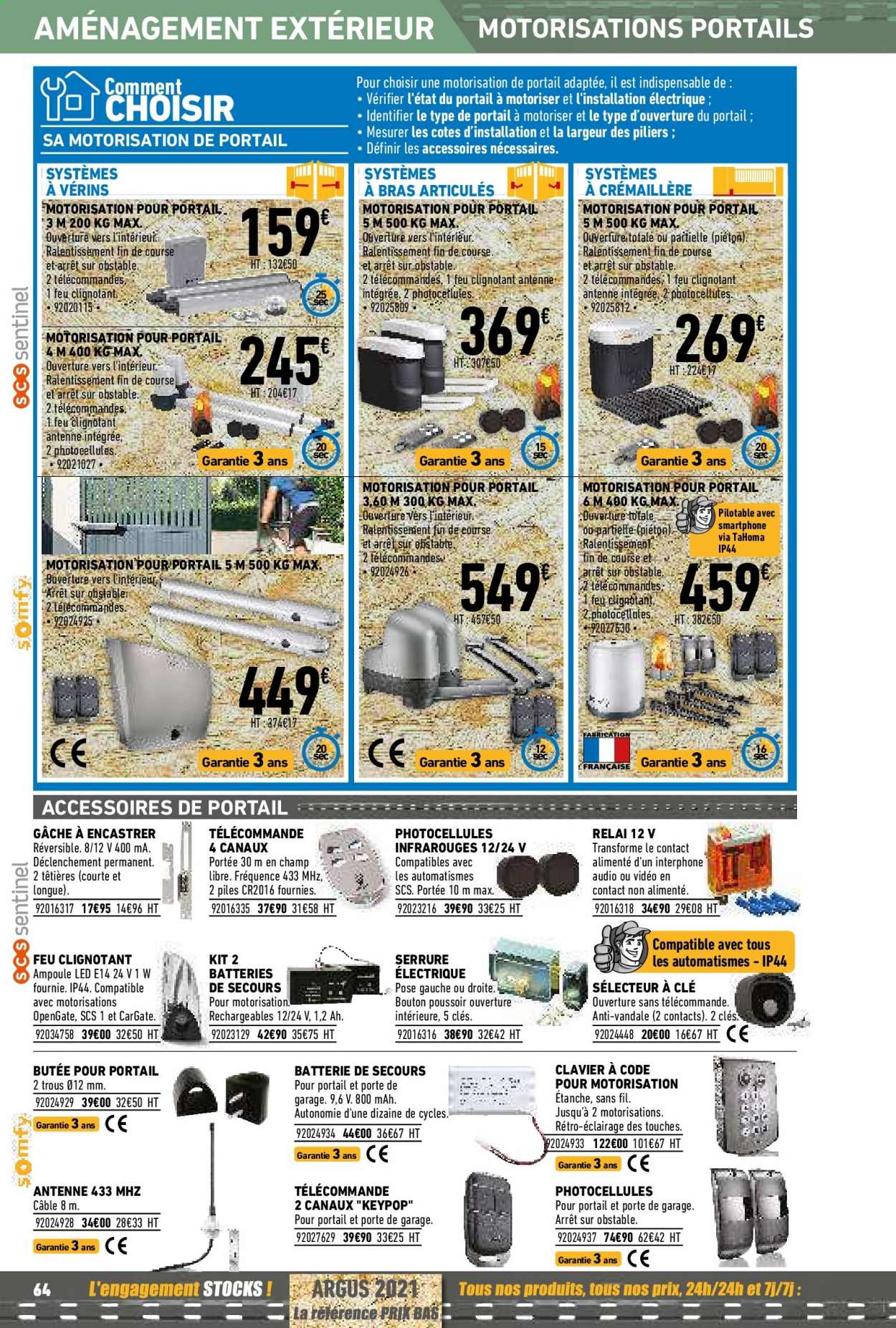 thumbnail - Catalogue Brico Cash - 12/05/2021 - 05/06/2021 - Produits soldés - ampoule LED, clavier, porte de garage. Page 64.
