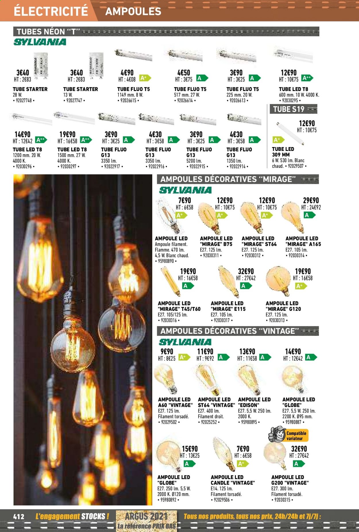 thumbnail - Catalogue Brico Cash - 12/05/2021 - 05/06/2021 - Produits soldés - ampoule LED. Page 412.