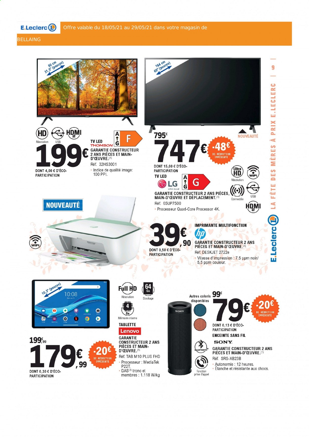 Catalogue E.Leclerc - 18/05/2021 - 29/05/2021. Page 9
