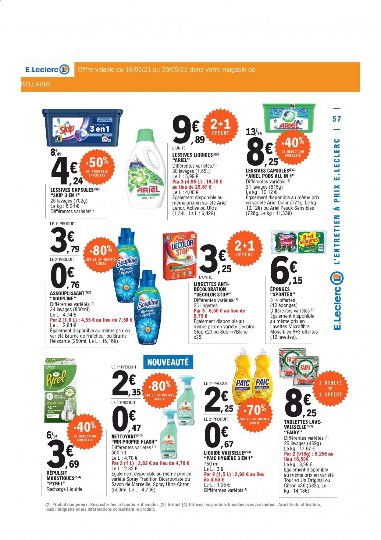 Catalogue E.Leclerc - 18/05/2021 - 29/05/2021. Page 57