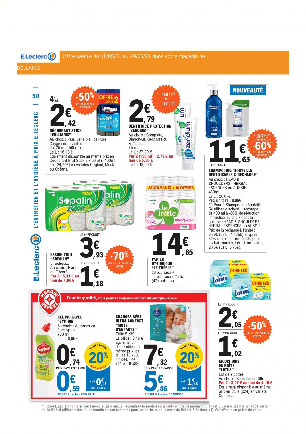 Catalogue E.Leclerc - 18/05/2021 - 29/05/2021. Page 58