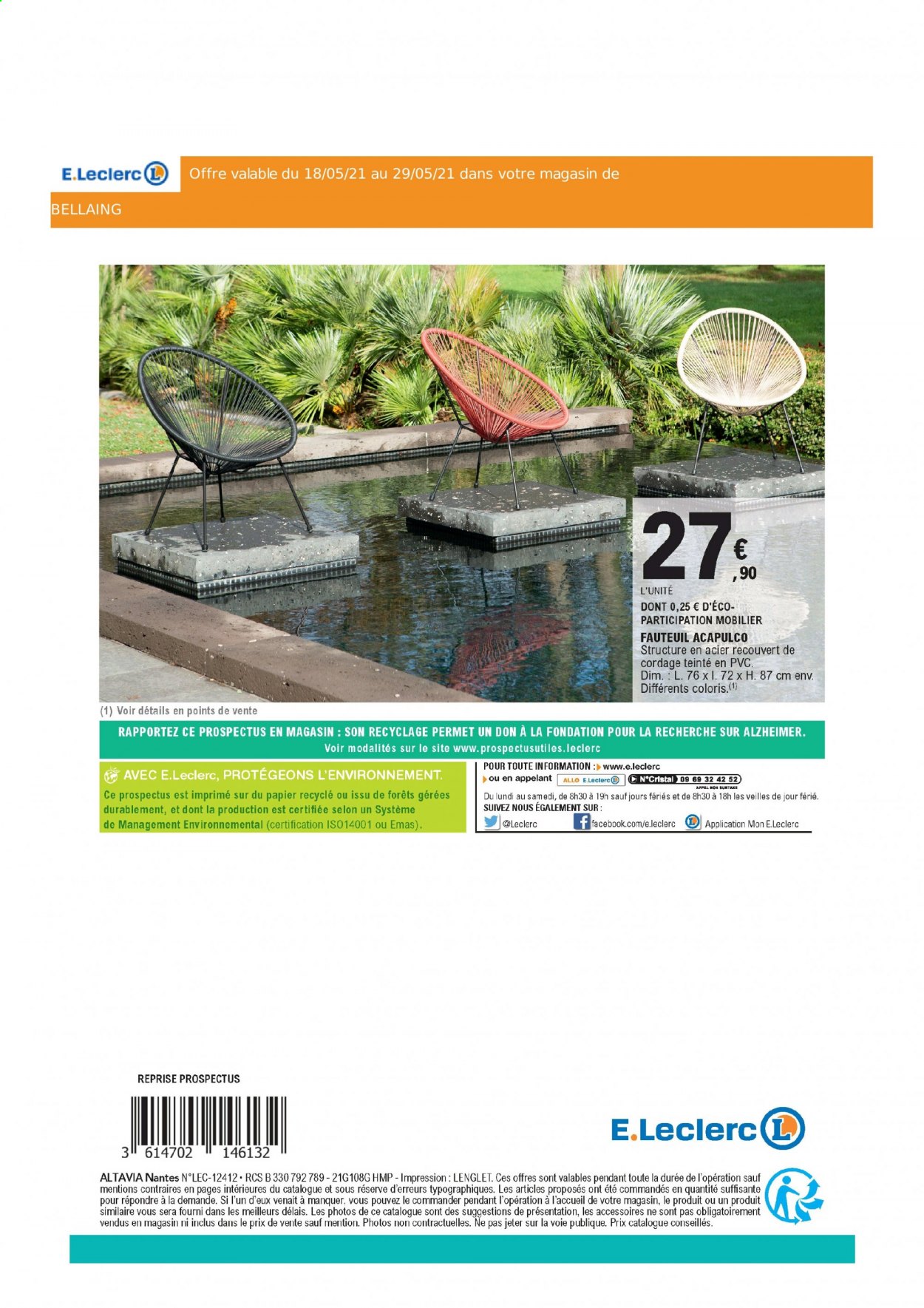 Catalogue E.Leclerc - 18/05/2021 - 29/05/2021. Page 60