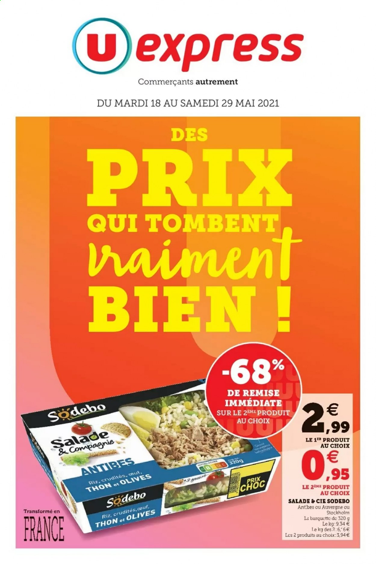 Catalogue U express - 18/05/2021 - 29/05/2021. Page 1