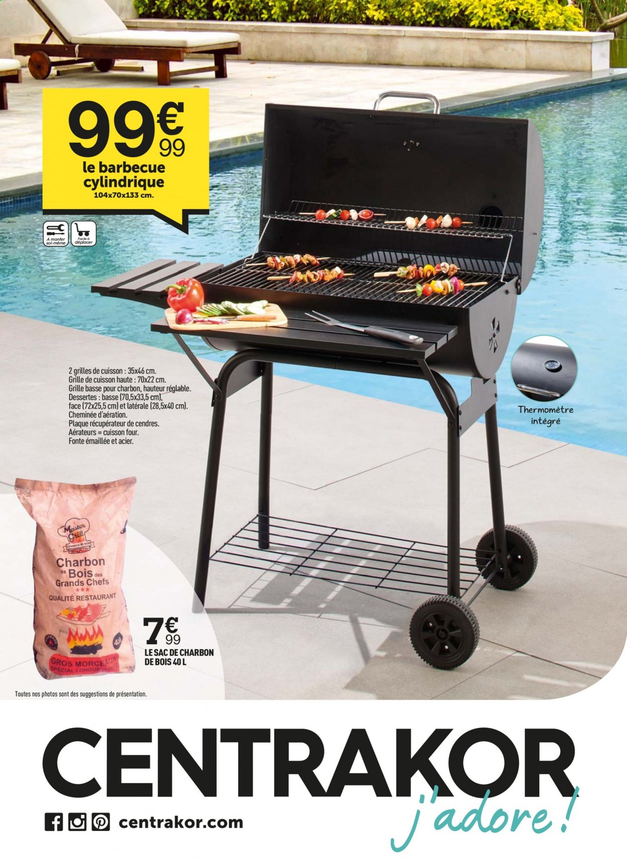 thumbnail - Catalogue Centrakor - 17/05/2021 - 30/05/2021 - Produits soldés - barbecue, grill, cheminée. Page 1.