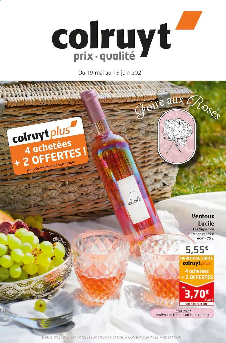 thumbnail - Catalogue Colruyt - 19/05/2021 - 13/06/2021 - Produits soldés - poulet, fajitas. Page 1.