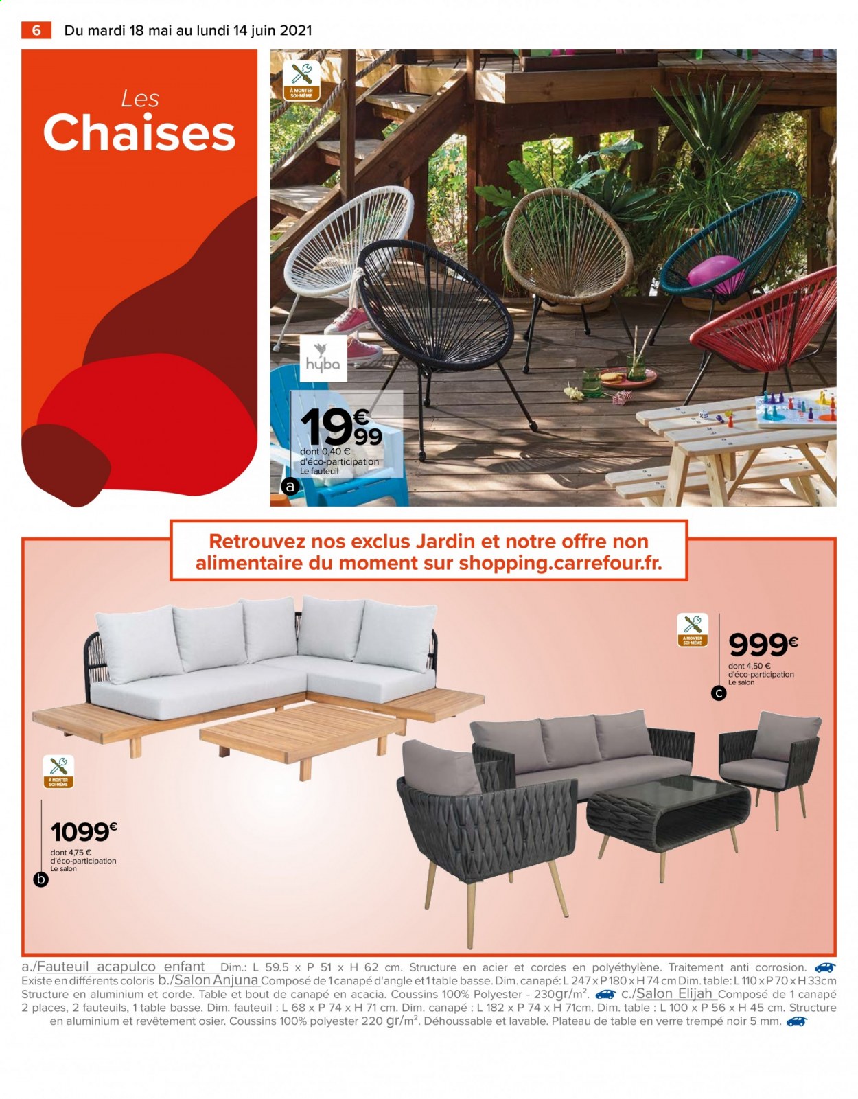Catalogue Carrefour Hypermarchés - 18/05/2021 - 14/06/2021. Page 6