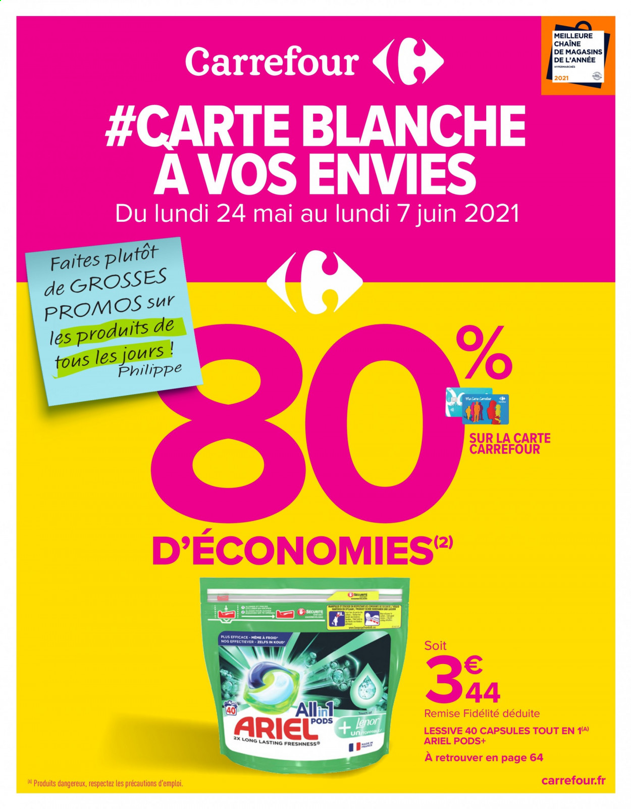 Catalogue Carrefour Hypermarchés - 24/05/2021 - 07/06/2021. Page 1