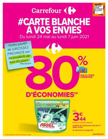 Catalogue Carrefour Hypermarchés - 24.05.2021 - 07.06.2021.